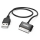 HAMA USB-30PIN 1m MFI czarny - 1387565 - zdjęcie